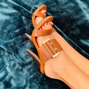 Michael Kors sandal slide on heels